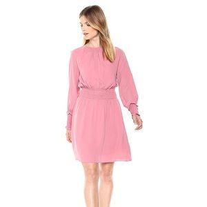 Ella Moon Pink Rose Dress | Smocked Long Sleeve